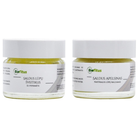 Lūpų balzamas ir šveitiklis