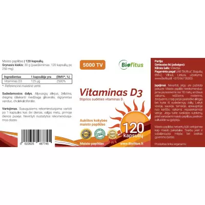 Vitaminas D 5000