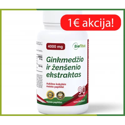 ginkmedis ir ženšenis