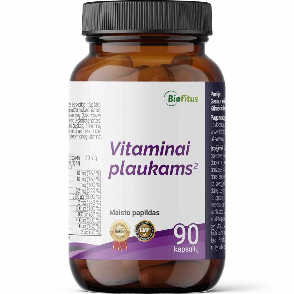 Vitaminai plaukams hialurono rūgštis