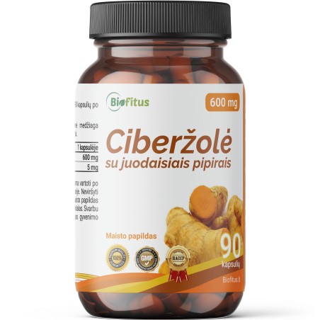 Ciberžolė su juodaisiais pipirais