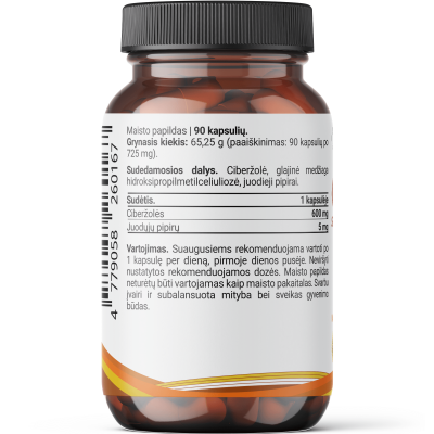 Ciberžolės kapsulės