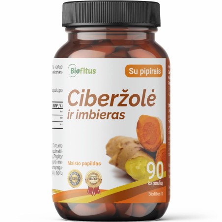 Ciberžolė, Imbieras ir pipirai
