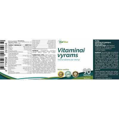 Vitaminai vyrams Lietuvoje