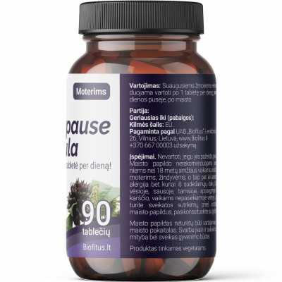 menopauzės papildai