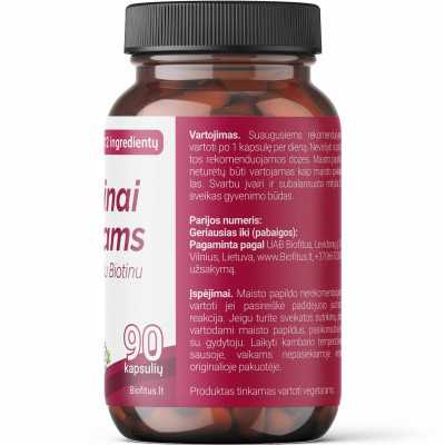 Vitaminai plaukams Vilniuje