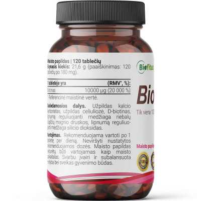 Biotinas tabletės