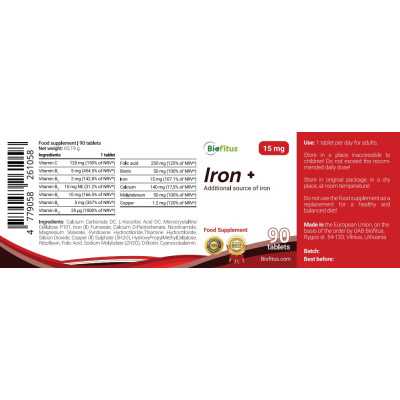 Geležies papildas pirkti kaina