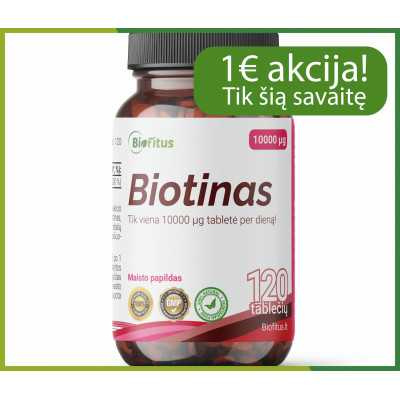 Biotinas pirkt internetu akcija nuolaida