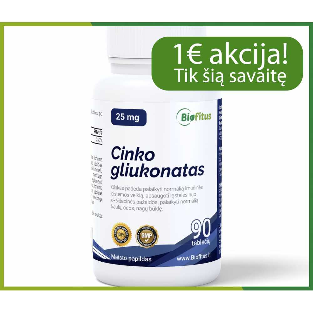 Cinkas tabletės pirkti internete