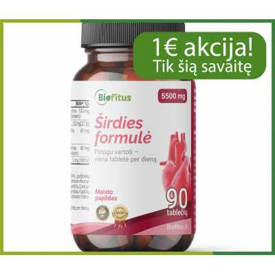 Geriausi vitaminai širdžiai, širdies veiklai pirkti