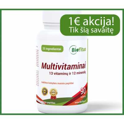 geriausi multivitaminai pirkti Lietuvoje
