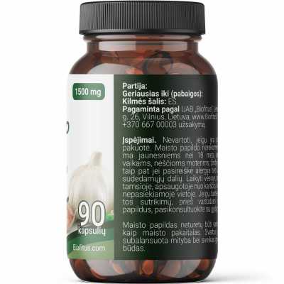 top česnako maisto papildas