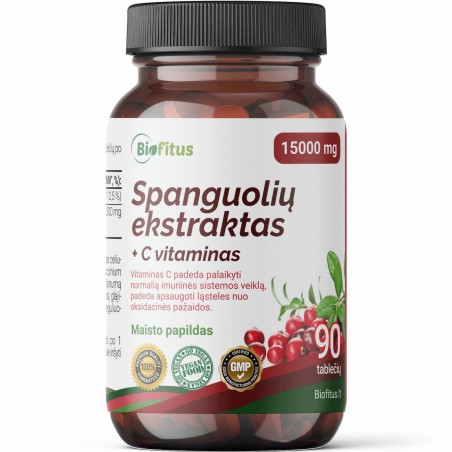 Spanguolių ekstraktas + C