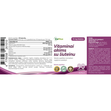 vitaminai akims online pirkti