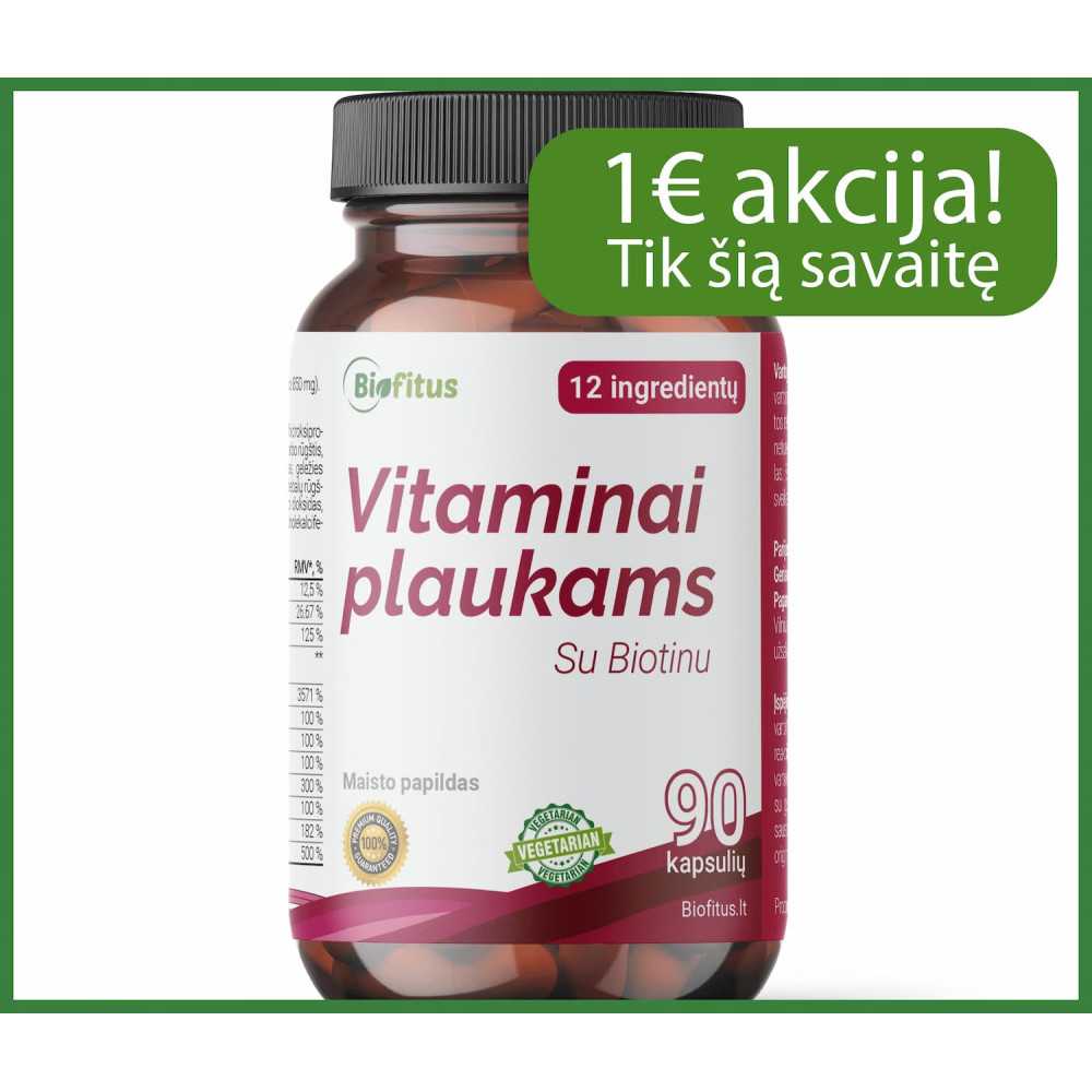 geriausi vitaminai plaukams pirkti pigiau