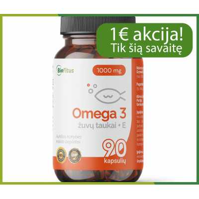 Geriausias omega 3 pigiau