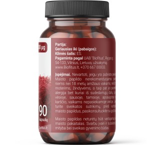 Šafrano maisto papildas kapsulėse 600 stiprumo