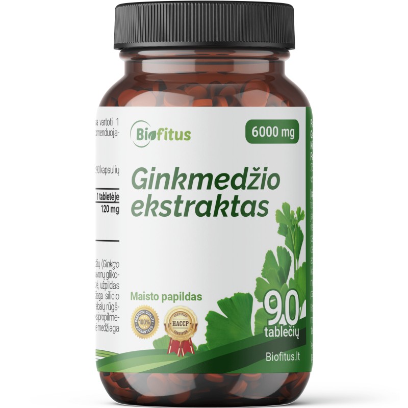 Ginkmedžio ekstraktas Ginkmedžio ekstraktas