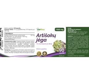 geriausias artišoko maisto papildas kapsulėse