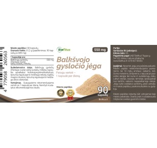 Balkšvųjų gysločių luobelės geriausia kaina