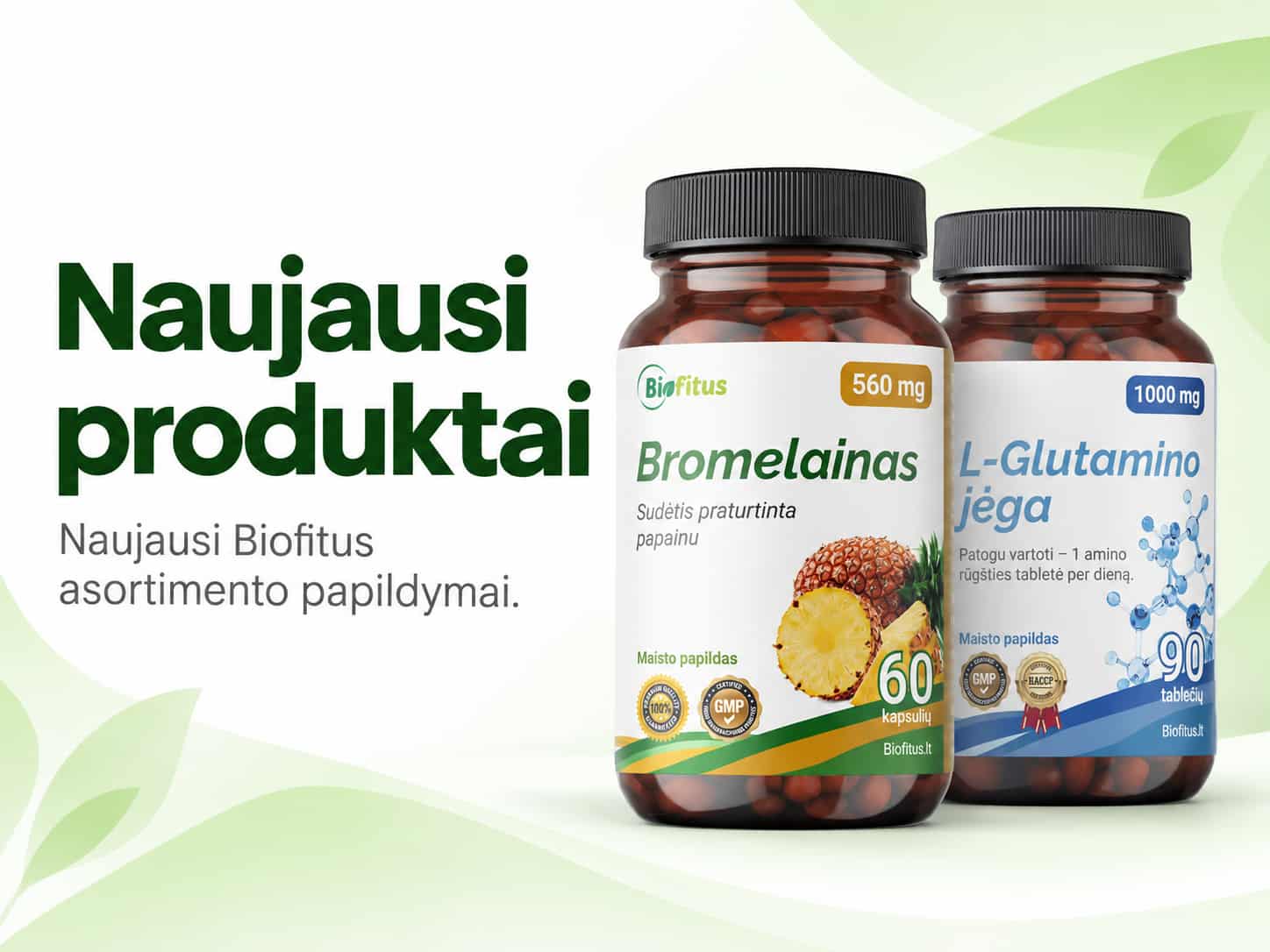 Naujausi Biofitus maisto papildai