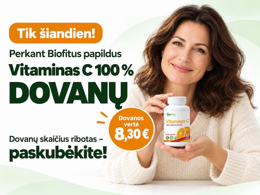 Vitaminas C dovanų